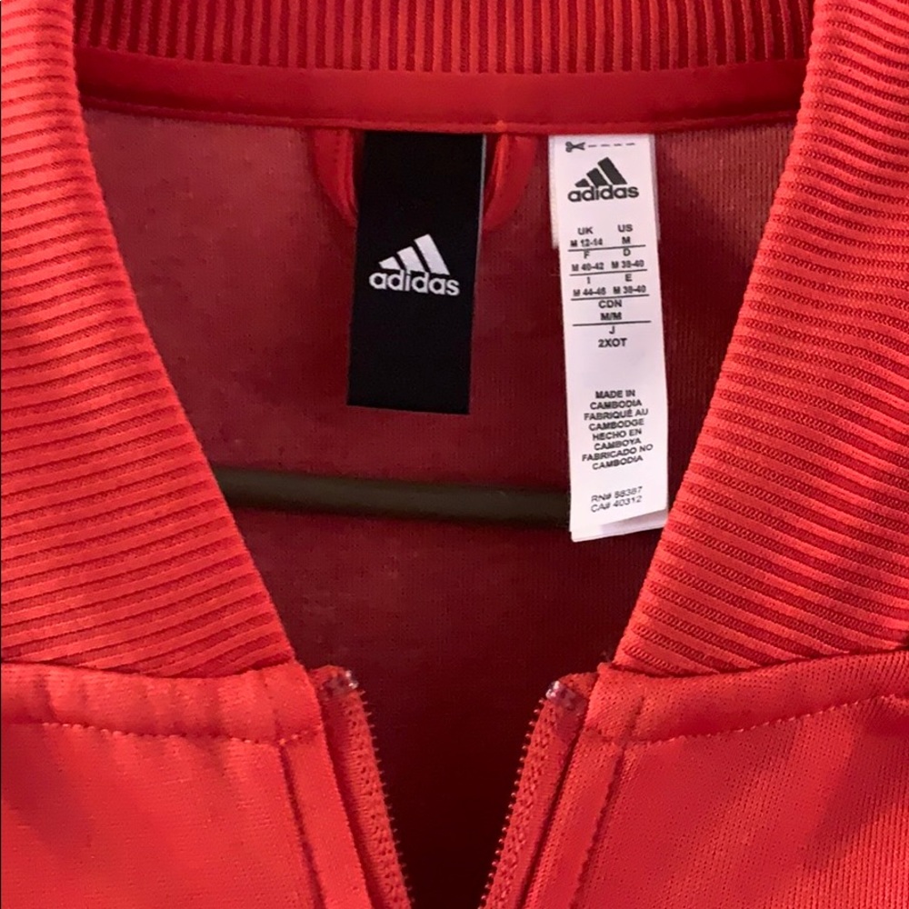 Adidas Red Track Jacket - Picture 4 of 6